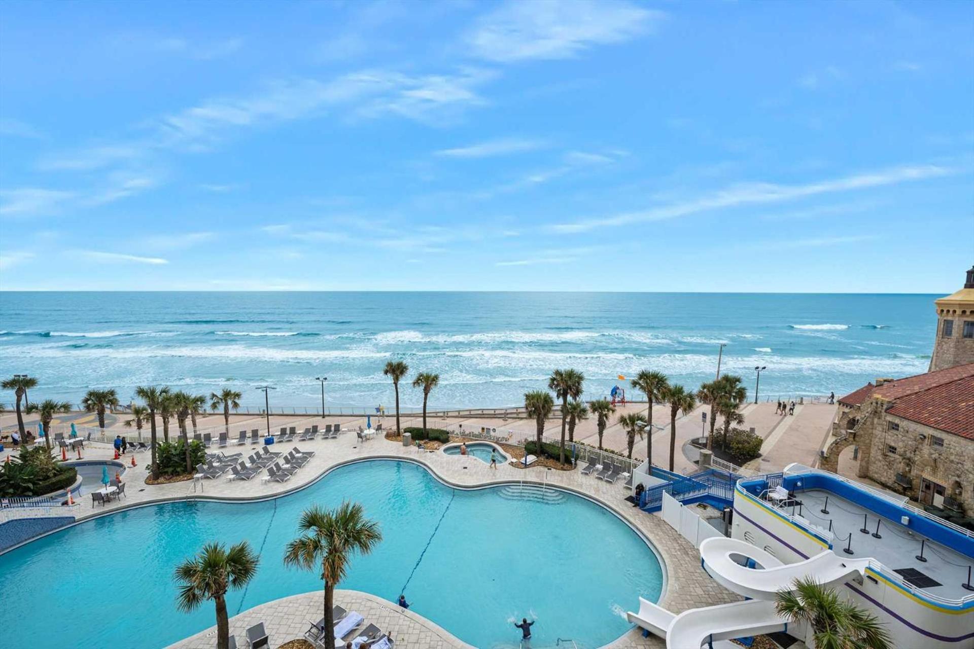 Luxury 6Th Floor 1 Bedroom Condo Direct Oceanfront Wyndham Ocean Walk Resort Daytona Beach | 610 Exterior photo