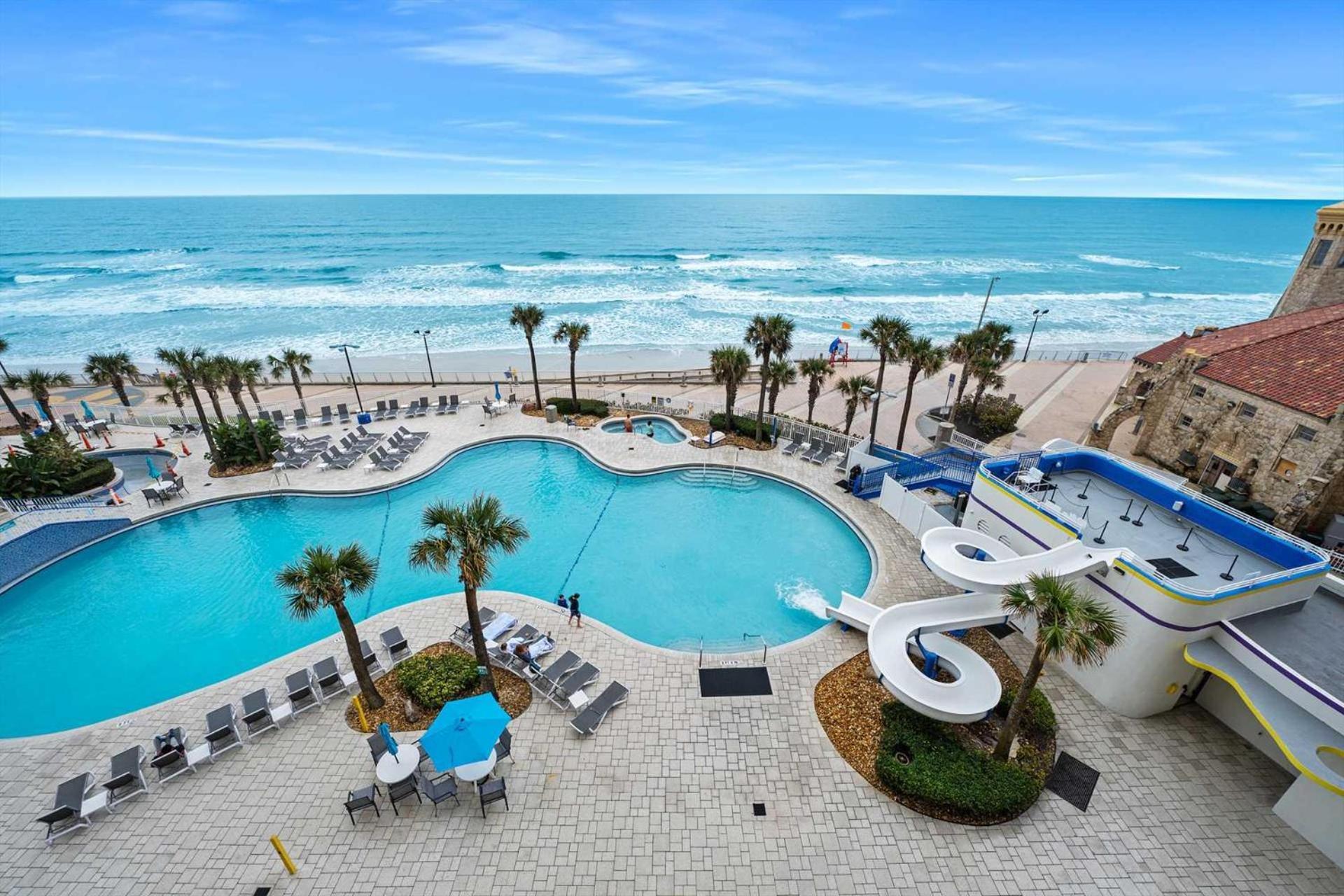 Luxury 6Th Floor 1 Bedroom Condo Direct Oceanfront Wyndham Ocean Walk Resort Daytona Beach | 610 Exterior photo