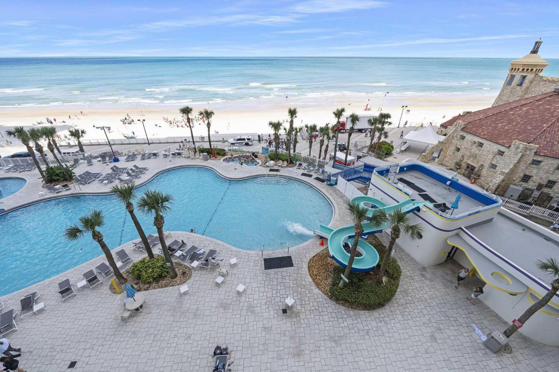 Luxury 6Th Floor 1 Bedroom Condo Direct Oceanfront Wyndham Ocean Walk Resort Daytona Beach | 610 Exterior photo