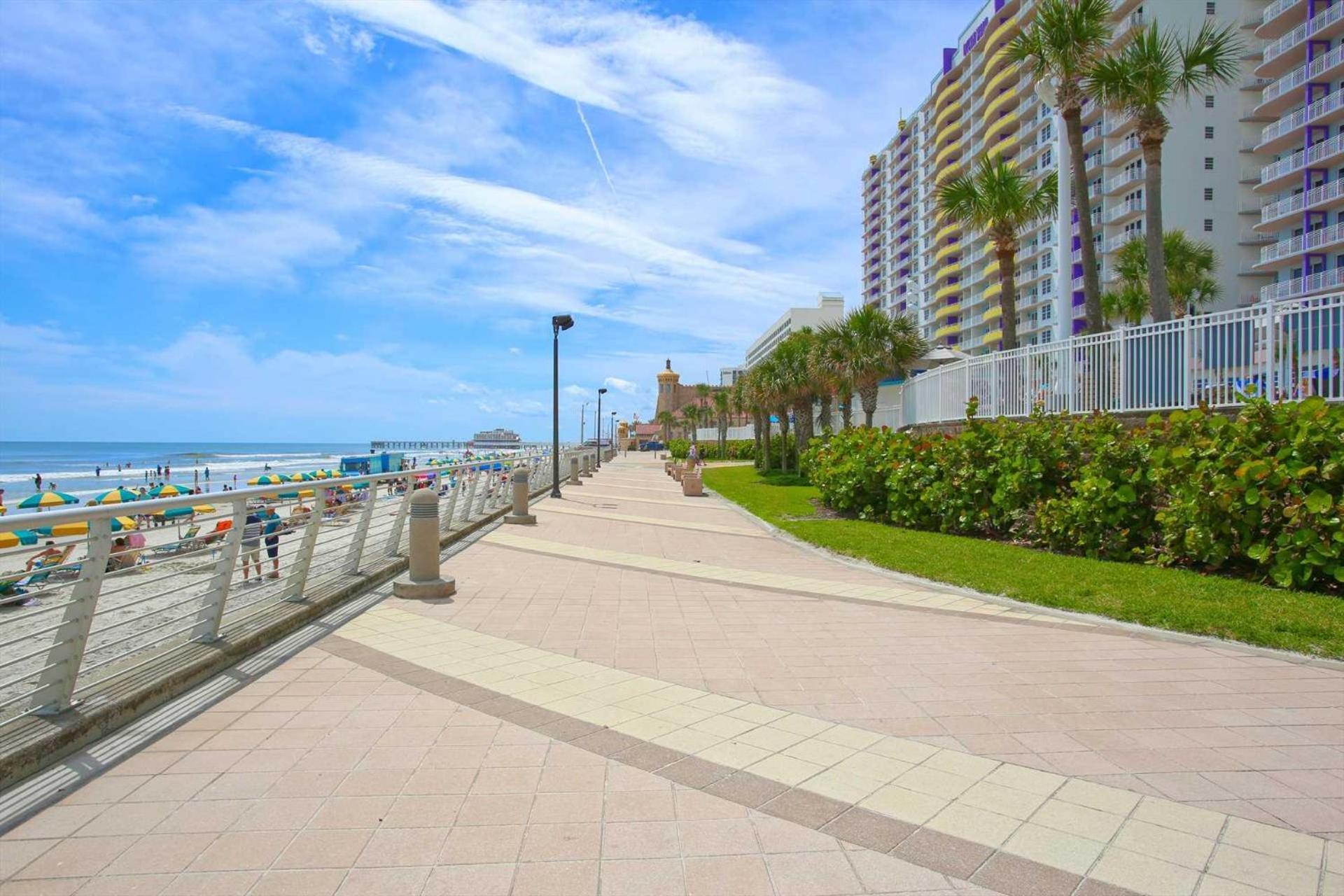 Luxury 6Th Floor 1 Bedroom Condo Direct Oceanfront Wyndham Ocean Walk Resort Daytona Beach | 610 Exterior photo